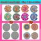 8 Pcs Diamond Art Car Coasters - 2.8 Inches Mandala Diamond Painting Coasters by BSRESIN, Small Diamond Painting Kits, DIY Crafts for Adults